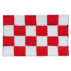 Brabanter Flaggen-Emblem-Aufnäher zum Aufbügeln