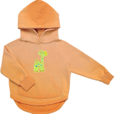 Giraffe Strijk Embleem Patch Geel o peen oranje kleine hoodie