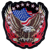 Zeearend Eagle USA XL Strijk Embleem Patch