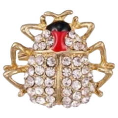 Käfer-Käfer-Strass-Brosche, dekorative Anstecknadel