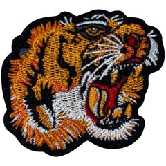 Tiger-Bügel-Emblem-Aufnäher klein