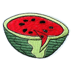 Wassermelonen-Emblem-Aufnäher zum Aufbügeln