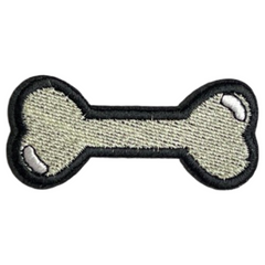 Hundeknochen-Emblem zum Aufbügeln