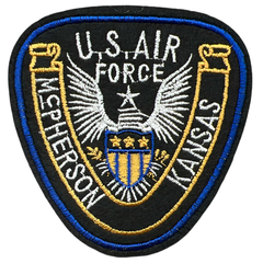 US Airforce Kansas McPherson Emblem-Aufnäher zum Aufbügeln
