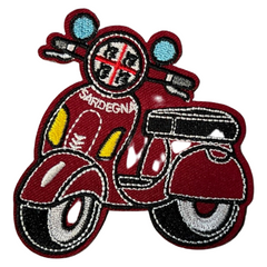 Scooter Sardegna Italien Eisen-Emblem-Patch