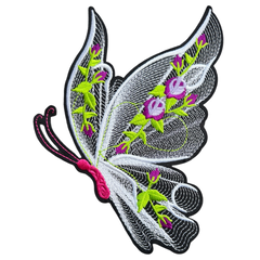 Schmetterling XL-Emblem zum Aufbügeln rechts