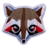 Wasbeer Racoon Strijk Embleem Patch