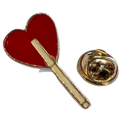 Lollipop Herz Emaille Pin
