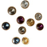 Pin Broche Steek Pin Knopen Set Diamant Vijf Kleuren