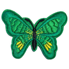 Schmetterlingsgrüner Emblem-Aufnäher zum Aufbügeln