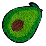 Avocado Strijk Embleem Patch Badstof Groen