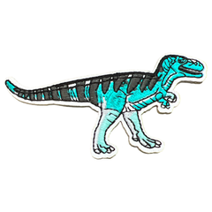 T-Rex Tyrannosaurus Dinosaurier-Emblem-Aufnäher zum Aufbügeln