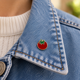 Tomaten-Emaille-Pin