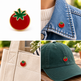 Tomaten-Emaille-Pin