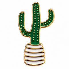 Kaktus Emaille Pin