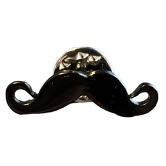 Schnurrbart Schnurrbart Lockiger Schnurrbart Emaille Pin