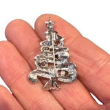 Achterzijde van de Kerstboom Christmas Tree Broche C