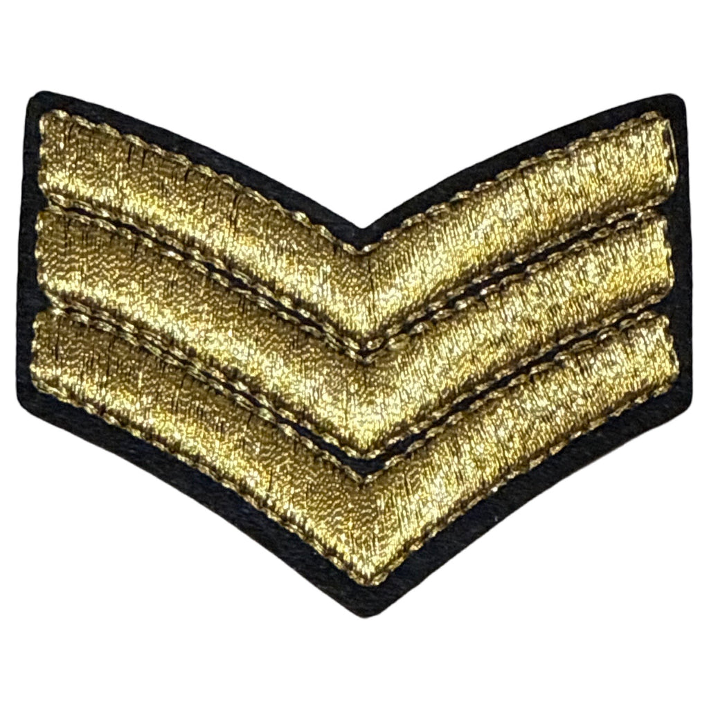 Rang-Streifen, Militär-Navy-Emblem, zum Aufbügeln, goldfarben
