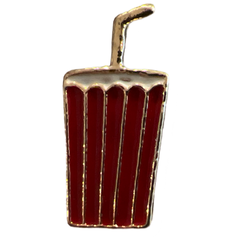 Milchshake Emaille Pin