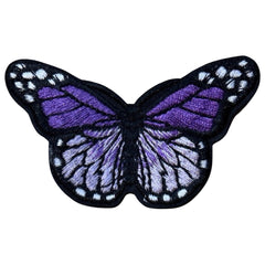 Schmetterling-Lila-Flieder-Emblem-Aufnäher zum Aufbügeln