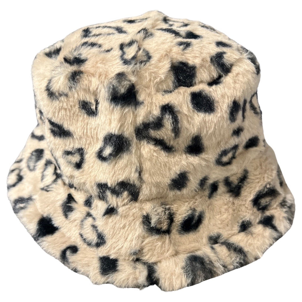 Hoed Bucket Hat Panter Beige