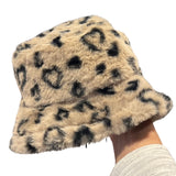 Hoed Bucket Hat Panter Beige