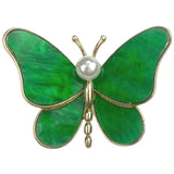 Broche Sierspeld Paarlemoer Groen