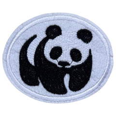 Pandabär-Emblem-Aufnäher zum Aufbügeln