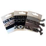 Ibiza Style Haar Armband Elastieken Luxe Set Drie Kaartjes