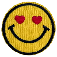 Emoji Smiley Bügelbild Liebe