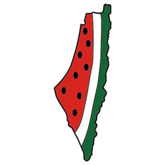 Palästina-Wassermelonen-Bügelapplikation