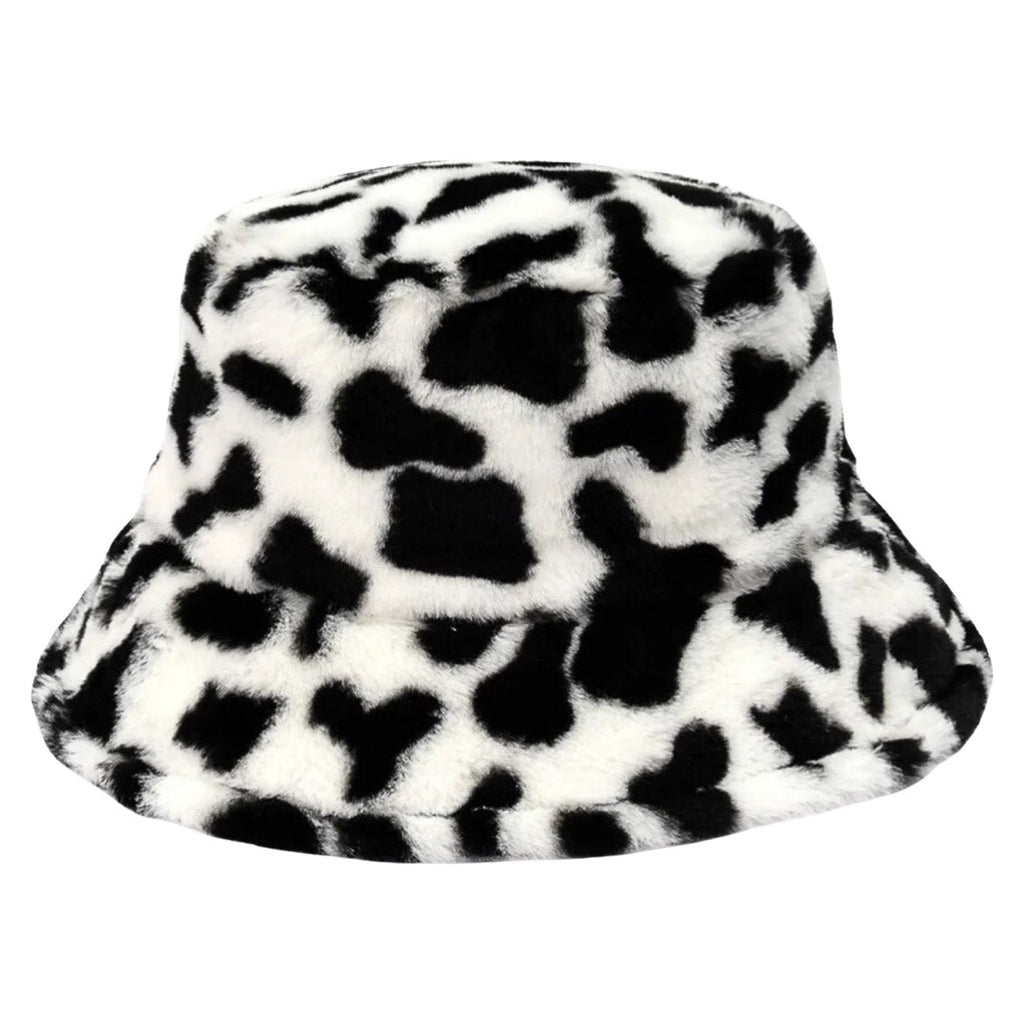 Hoed Bucket Hat Luipaard Wit