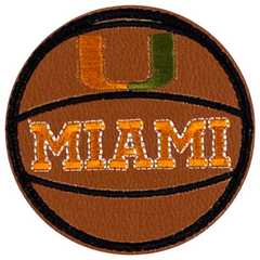 Basketball-Miami-Emblem-Aufnäher zum Aufbügeln