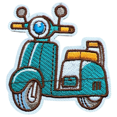 Roller-Vespa-Emblem-Aufnäher zum Aufbügeln