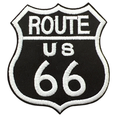 Route US 66 Emblem zum Aufbügeln