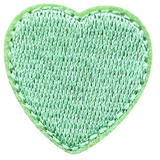 Hartje Strijk Embleem Patch Applicatie Mint Groen Medium