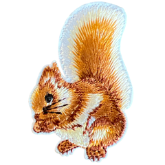 Eichhörnchen-Emblem zum Aufbügeln