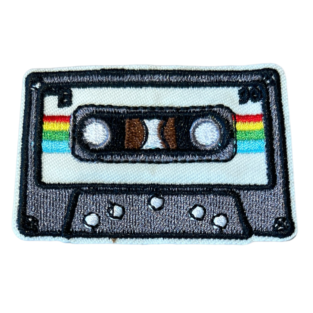 Cassettebandje Tape Strijk Embleem Patch