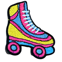 Rollschuh-Rollschuh-Emblem-Aufnäher zum Aufbügeln