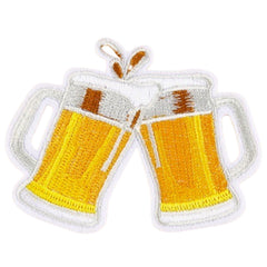 Bier, Biergläser, Bierkrug, Bier, Pils, Pilsner, zum Aufbügeln, Emblem, Aufnäher