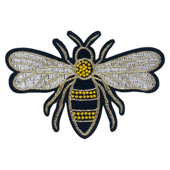 Bienen-Insekten-Emblem-Aufnäher zum Aufbügeln