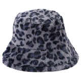 Hoed Bucket Hat Luipaard Grijs