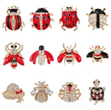 Scarabee Tor Kever Strass Broche Sierspeld samen met de 11 andere varianten uit dezelfde serie