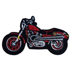 Motorrad Moped Eisen Emblem Patch Rot