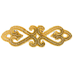 Tribal Paillette Gold Cosplay Pailletten Emblem Aufnäher zum Aufbügeln