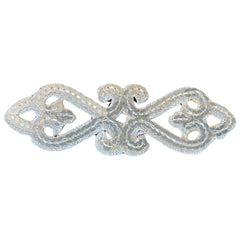 Tribal Paillette Silber Cosplay Pailletten Emblem Aufnäher zum Aufbügeln