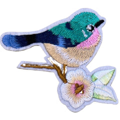 Vogel kleine Meise Eisen auf Emblem Patch