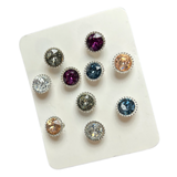 Pin Broche Pin Knoop Diamant Set 10 stuks Vijf Kleuren