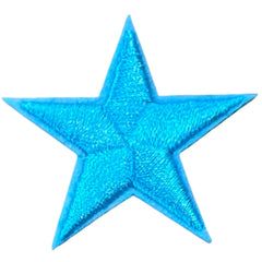 Stern-Sternchen-Emblem-Aufnäher zum Aufbügeln, Blau