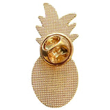 Achterzijde van de Ananas Emaille Pin